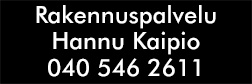 Rakennuspalvelu Hannu Kaipio logo